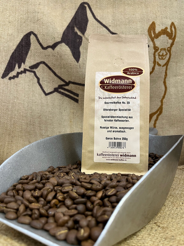 Gourmetkaffee No. 23 Ottersberger Spezialität 250 g Papierverbundverpackung Gourmetkaffee No. 23 Ottersberger Spezialität 250 g Papierverbundverpackung