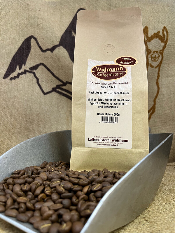 Gourmetkaffee No. 21 Nach Art der Wiener Kaffeehäuser 500 g Papierverbundverpackung Gourmetkaffee No. 21 Nach Art der Wiener Kaffeehäuser 500 g Papierverbundverpackung