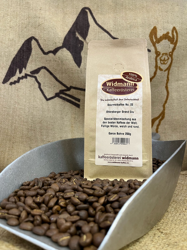 Gourmetkaffee No. 22 Ottersberger Grand Cru 250 g Papierverbundverpackung Gourmetkaffee No. 22 Ottersberger Grand Cru 250 g Papierverbundverpackung