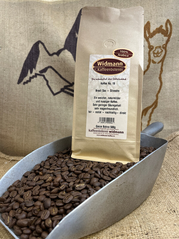 Kaffee No. 19 Brazil - São Silvestre 500 g Papierverbundverpackung Kaffee No. 19 Brazil - São Silvestre 500 g Papierverbundverpackung