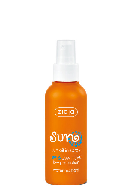 Ziaja SUN wasserfestes Sonnenöl-Spray mit LSF 6 -125ml