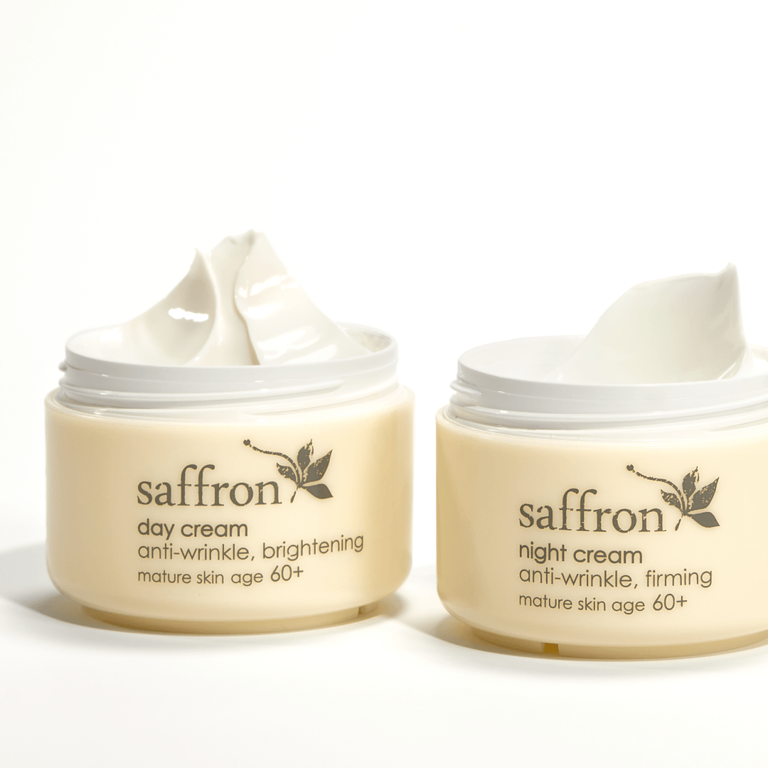 Ziaja SAFRAN - Anti-Falten Tagescreme mit Kollagen Formel + LSF 6 - 50ml