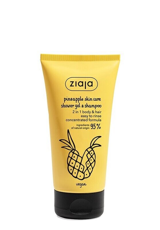 Ziaja PINEAPPLE konzentriertes Duschgel & Shampoo 2 in 1 - 160ml
