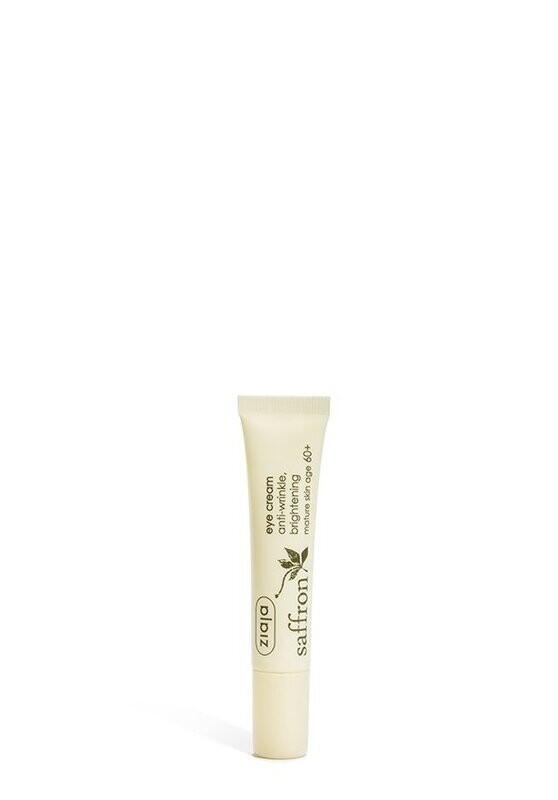 Ziaja SAFRAN aufhellende Anti-Falten Augencreme mit Kollagen-Formel 15ml