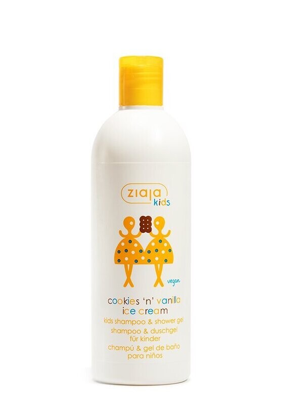 Ziaja KIDS Kindershampoo & Duschgel mit Cookies und Vanilleeis Duft 400ml