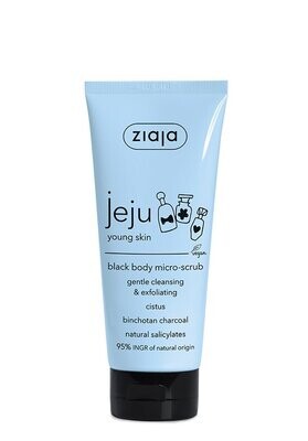 Ziaja JEJU YOUNG SKIN schwarzes Körper Micro-Peeling 200ml