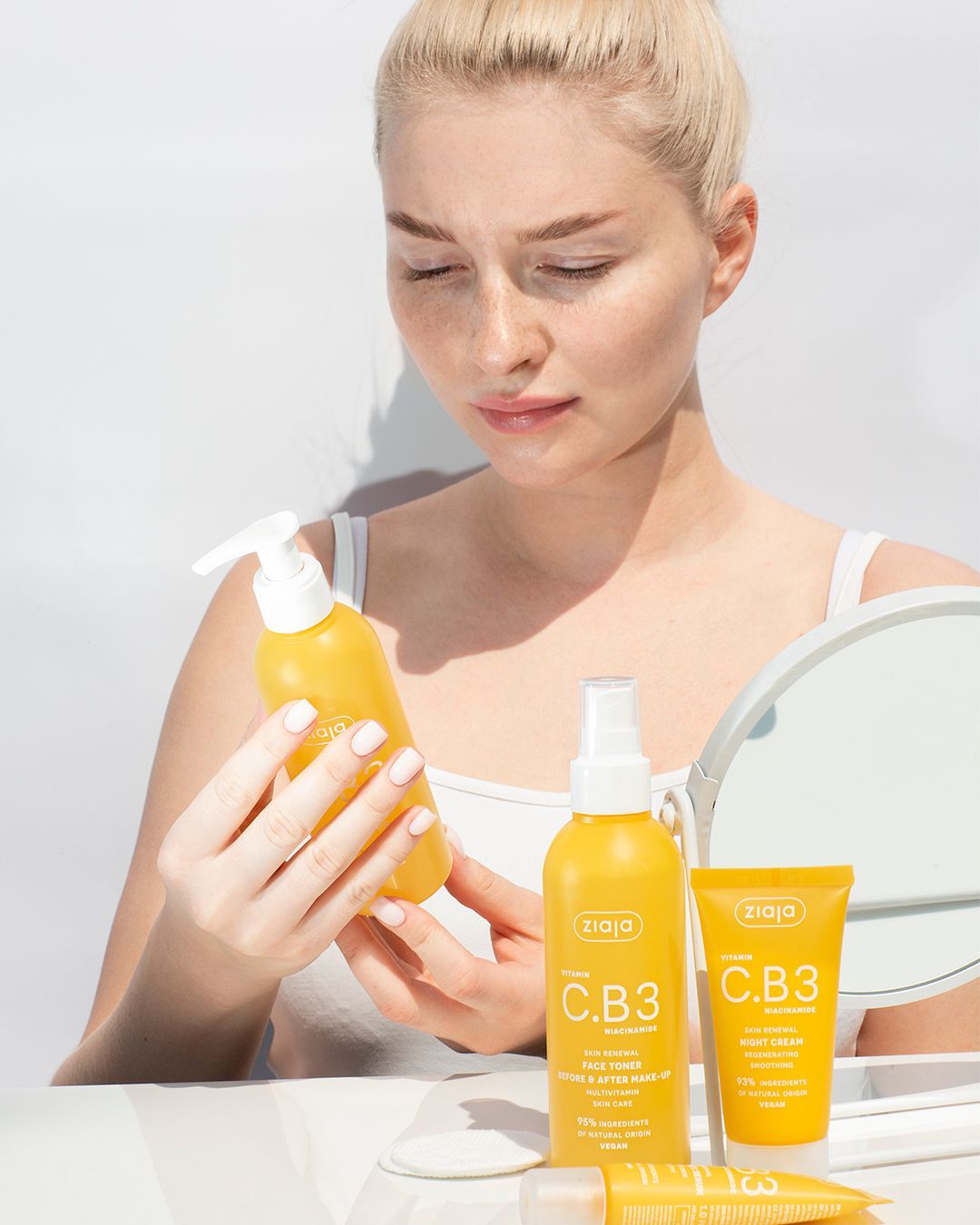 Ziaja VITAMIN C.B3 regenerierendes Gesichtsreinigungsgel 190ml