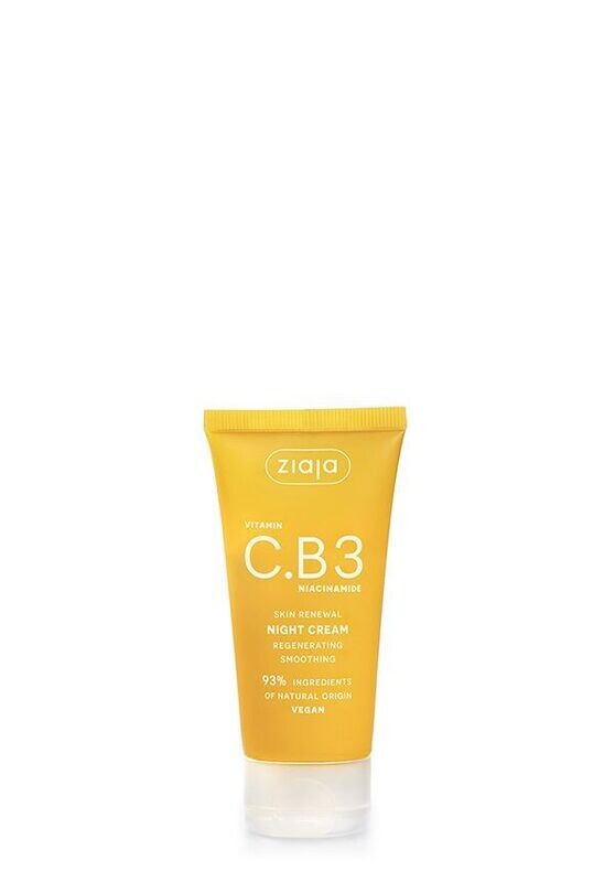 Ziaja VITAMIN C.B3 NIACINAMID regenerierende & glättende Nachtcreme 50ml