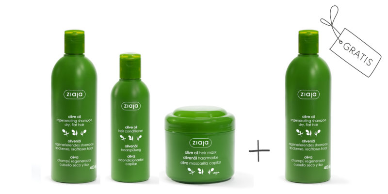 Ziaja OLIVENÖL Haarpflege-Set mit GRATIS Shampoo