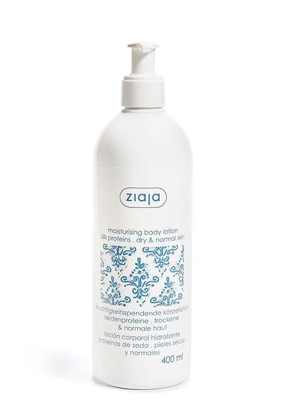 Ziaja SILK feuchtigkeitsspendende Körperlotion mit Seidenproteinen 400ml