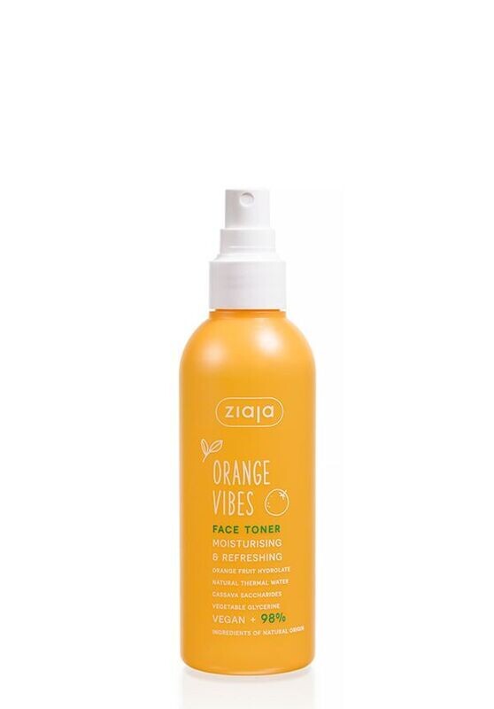 Ziaja ORANGE VIBES erfrischender De-Stress Gesichtstoner-Spray 190ml