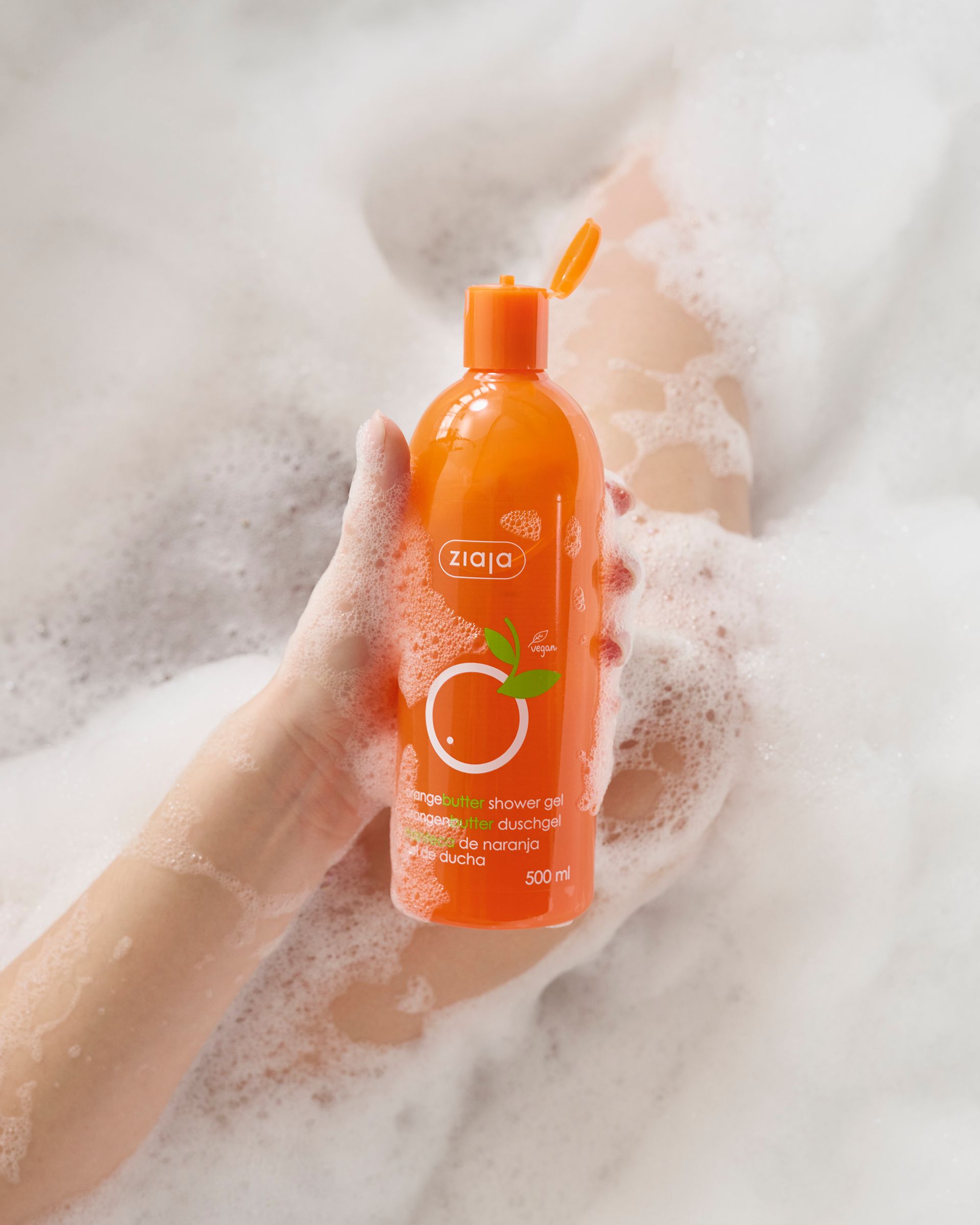 Ziaja ORANGENBUTTER cremiges Duschgel mit Orangenduft 500ml