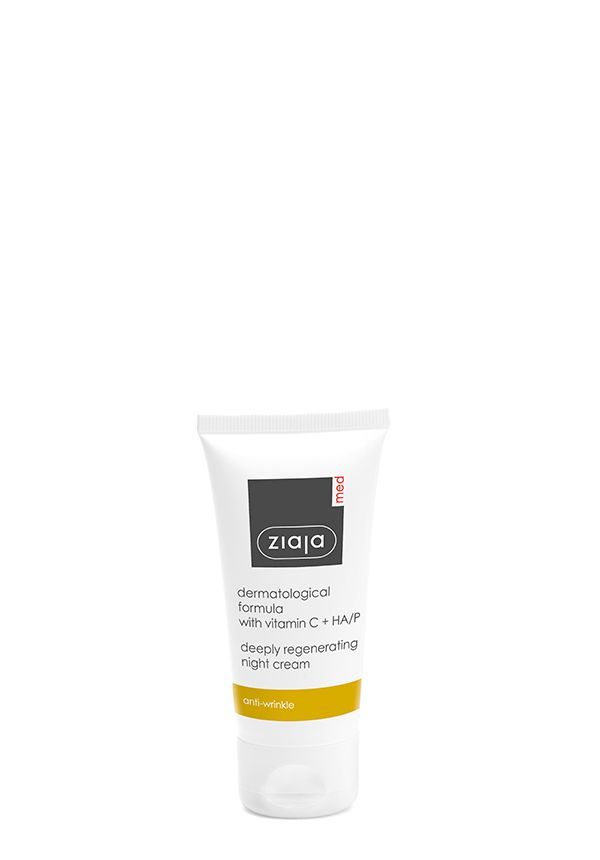 Ziaja MED tiefregenerierende Nachtcreme mit Vitamin C + HA/P 50ml