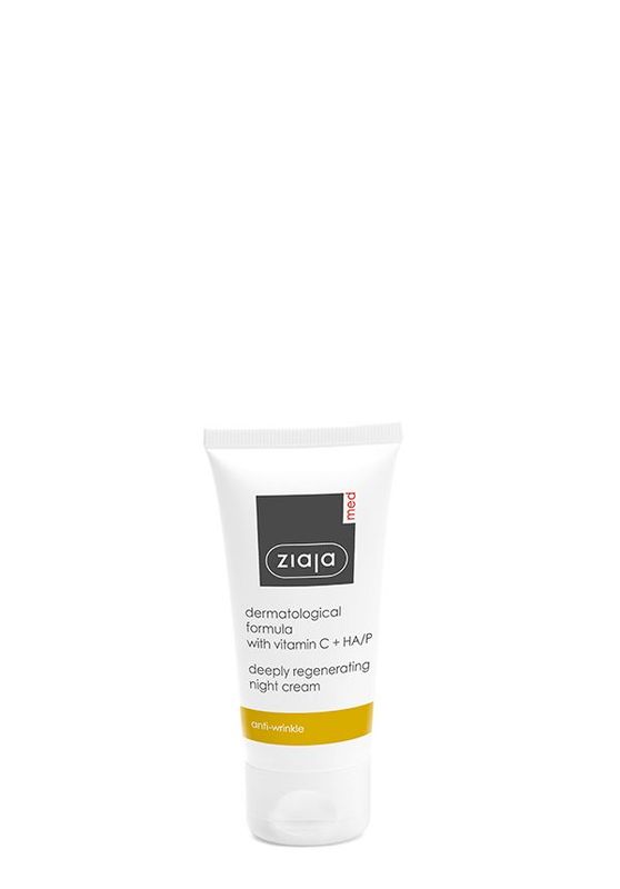 Ziaja MED tiefregenerierende Nachtcreme mit Vitamin C + HA/P 50ml