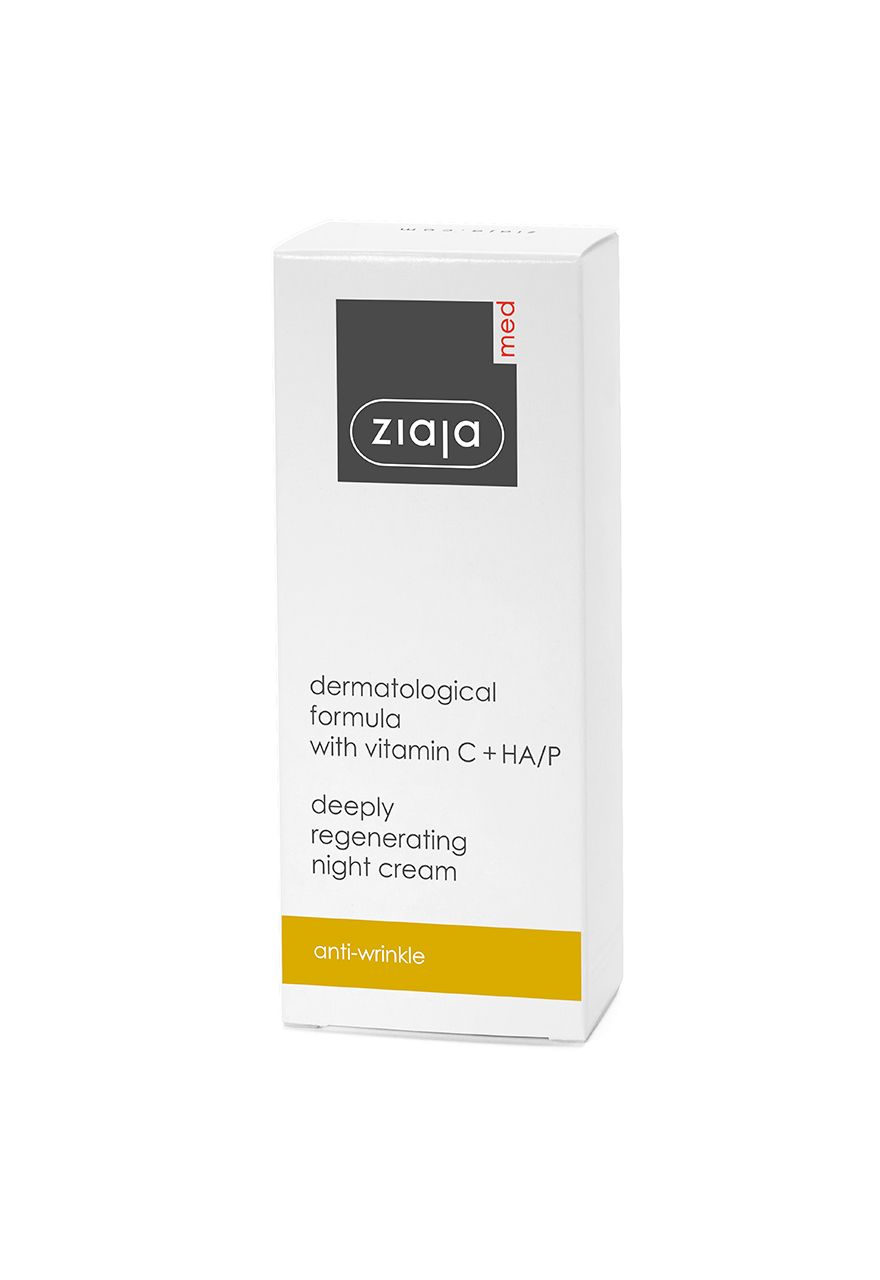 Ziaja MED tiefregenerierende Nachtcreme mit Vitamin C + HA/P 50ml