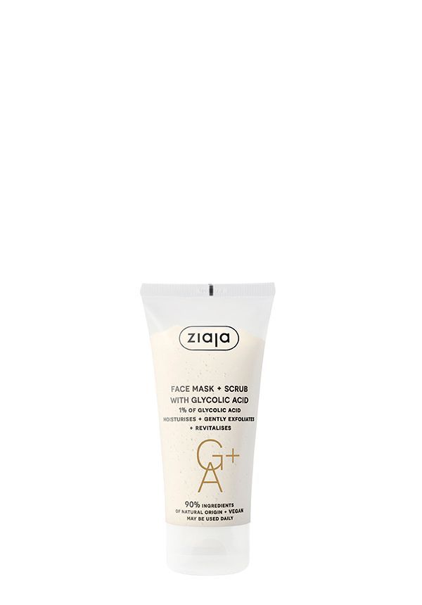 Ziaja GESICHTSMASKE + PEELING mit GLYCOLSÄURE (GA) 55ml