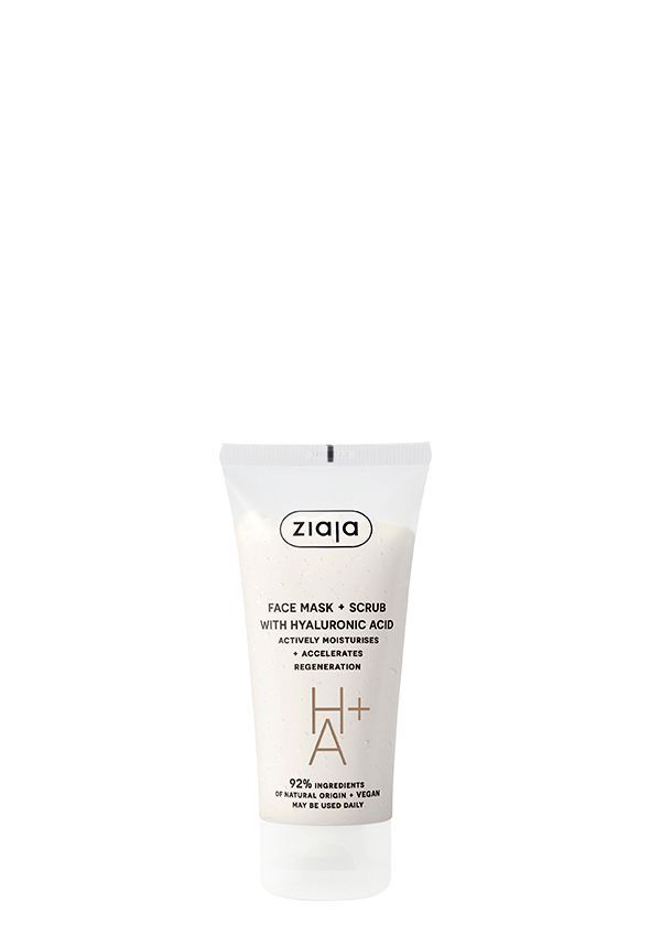 Ziaja GESICHTSMASKE + PEELING mit HYALURONSÄURE (HA) 55ml