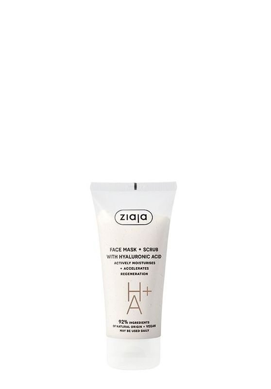 Ziaja GESICHTSMASKE + PEELING mit HYALURONSÄURE (HA) 55ml