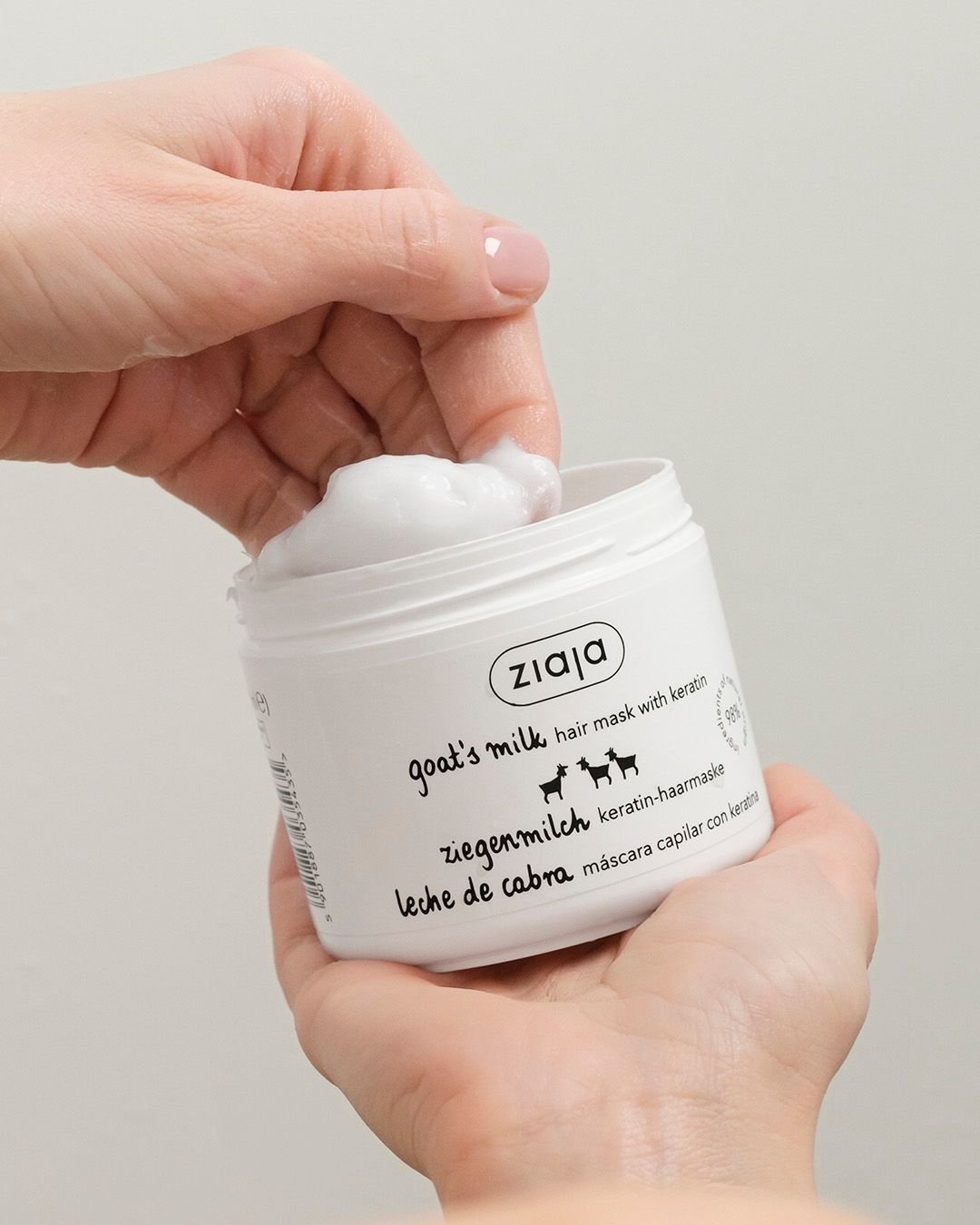 Ziaja ZIEGENMILCH Keratin-Haarpflege-Set mit GRATIS Shampoo