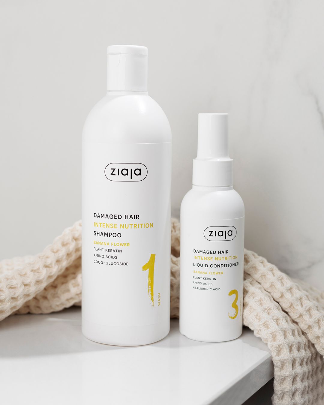Ziaja BANANEN BLÜTEN nährendes Shampoo - DAMAGED HAIR 400ml
