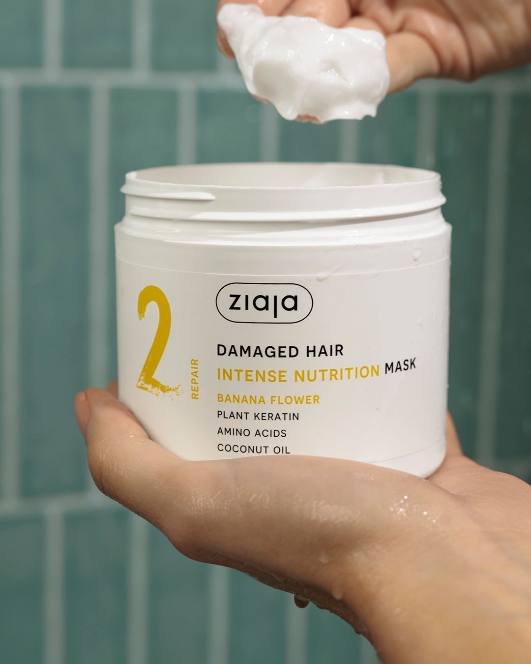 Ziaja BANANEN BLÜTEN nährende Haarmaske - DAMAGED HAIR 350ml