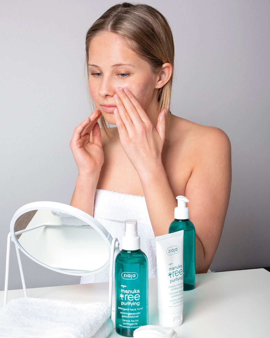 Ziaja MANUKA TREE sanft peelende Nachtcreme mit Mandelsäure 50ml