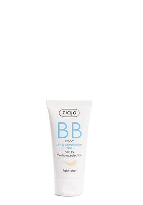 Ziaja BB Creme für fettige Haut & Mischhaut  - helle Tönung + LSF 15 - 50ml