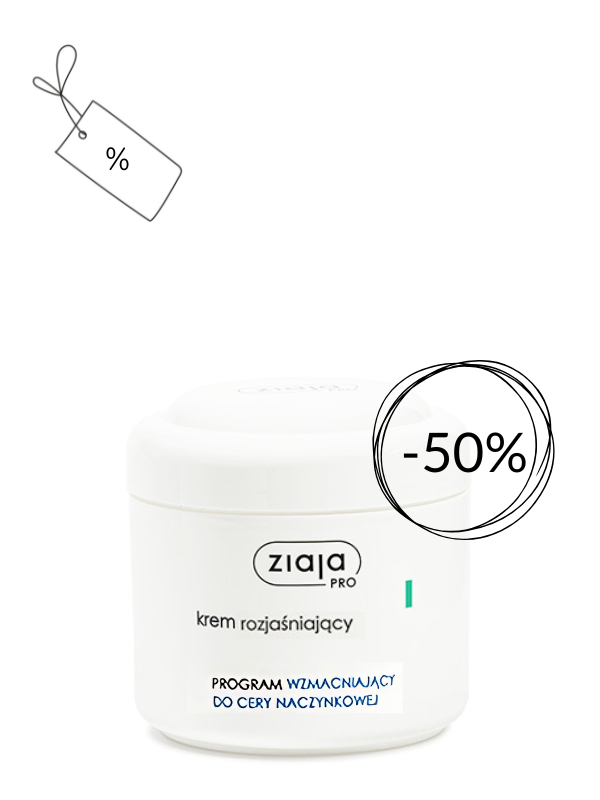 Ziaja PRO Aufhellende Gesichtscreme für Couperose-Haut 250ml
