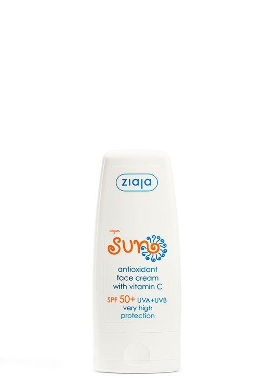 Ziaja SUN antioxidantische Sonnencreme fürs Gesicht mit Vitamin C LSF 50+ 50ml
