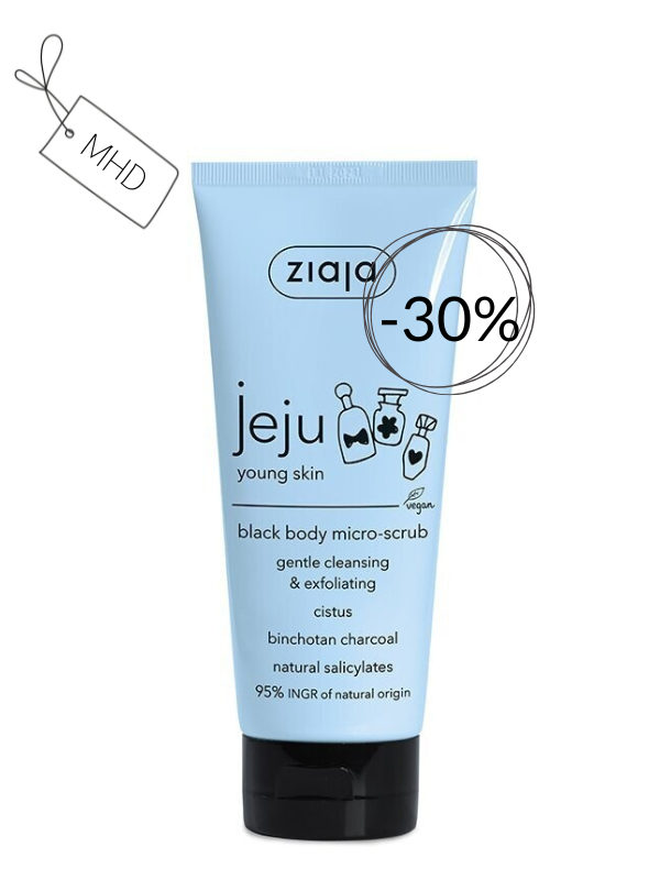 MHD: Ziaja JEJU YOUNG SKIN schwarzes Körper Micro-Peeling 200ml