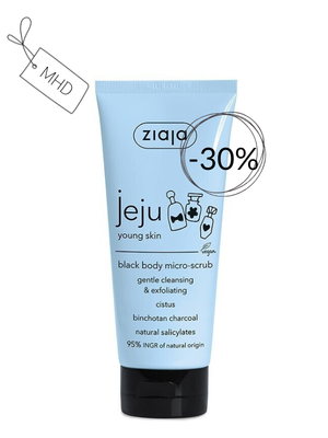 MHD: Ziaja JEJU YOUNG SKIN schwarzes Körper Micro-Peeling 200ml