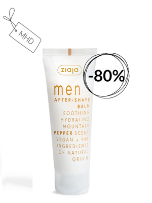 MHD: Ziaja MEN After-Shave Balsam Bergpfeffer 80ml MHD: Ziaja MEN After-Shave Balsam Bergpfeffer 80ml