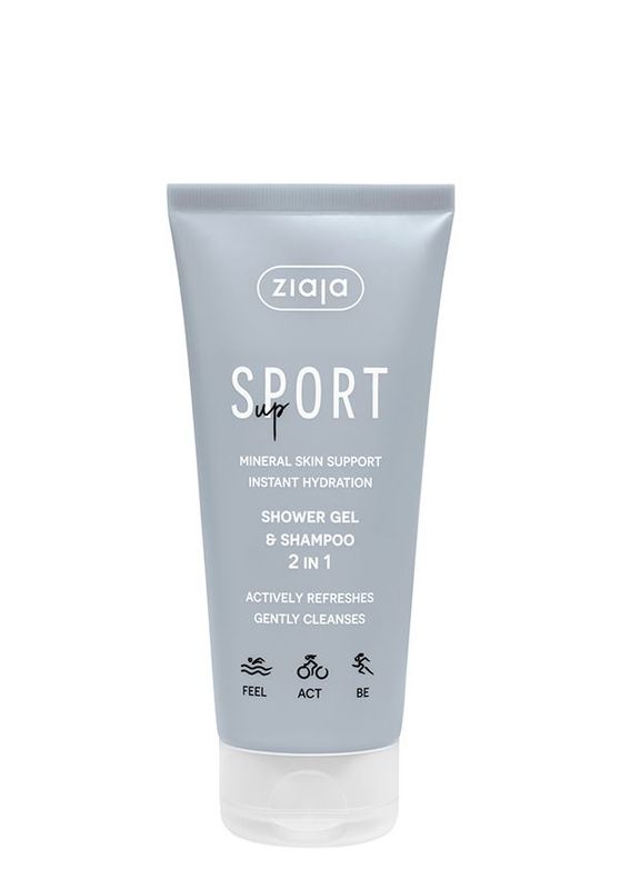 ZIAJA SPORT erfrischendes 2in1 Duschgel & Shampoo, 200ml