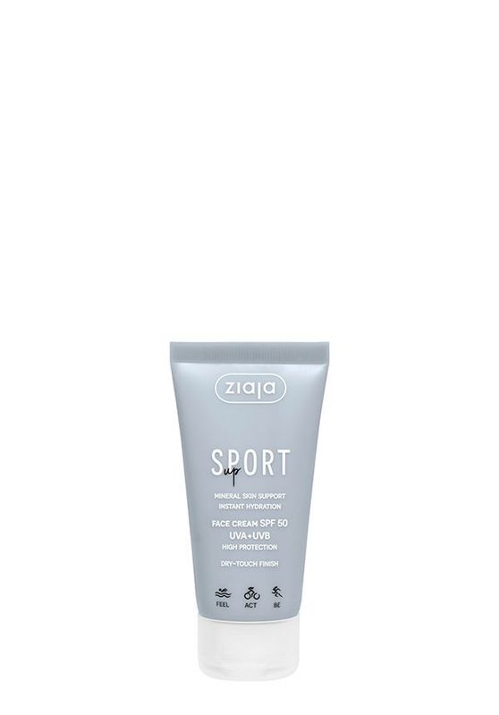 ZIAJA SPORT Gesichtsschutzcreme mit LSF 50, 50ml