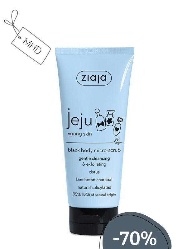 MHD: Ziaja JEJU YOUNG SKIN schwarzes Körper Micro-Peeling 200ml
