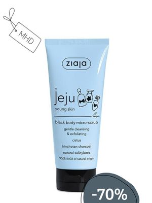 MHD: Ziaja JEJU YOUNG SKIN schwarzes Körper Micro-Peeling 200ml