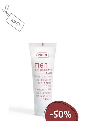 MHD: Ziaja MEN After-Shave Balsam Rotes Zedernholz 80ml