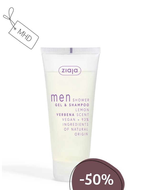 MHD: Ziaja MEN Duschgel & Shampoo Zitronenverbene 200ml