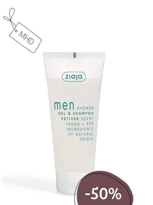 MHD: Ziaja MEN Duschgel & Shampoo Vetiver 200ml