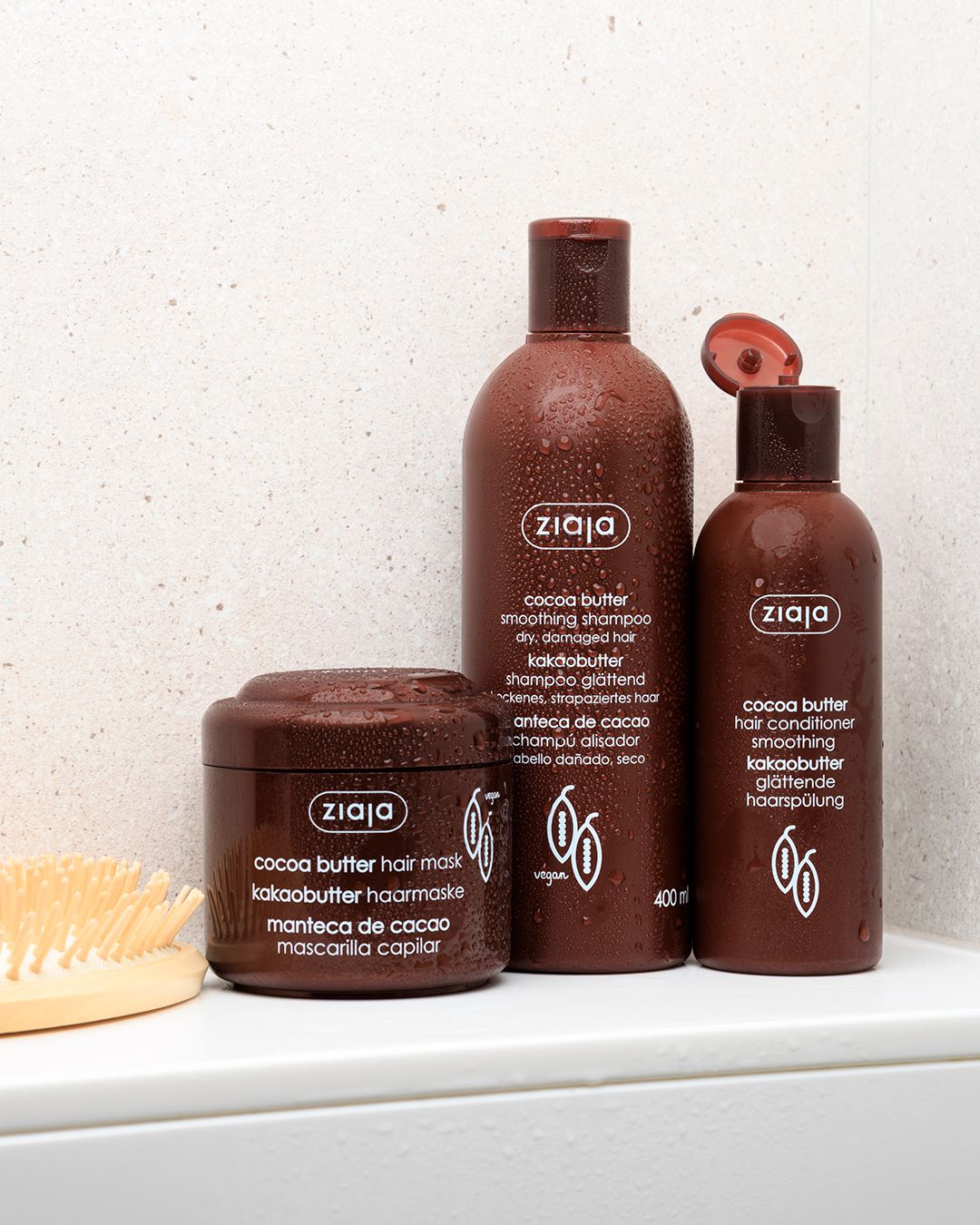 Ziaja KAKAOBUTTER Haarpflege-Set mit GRATIS Shampoo