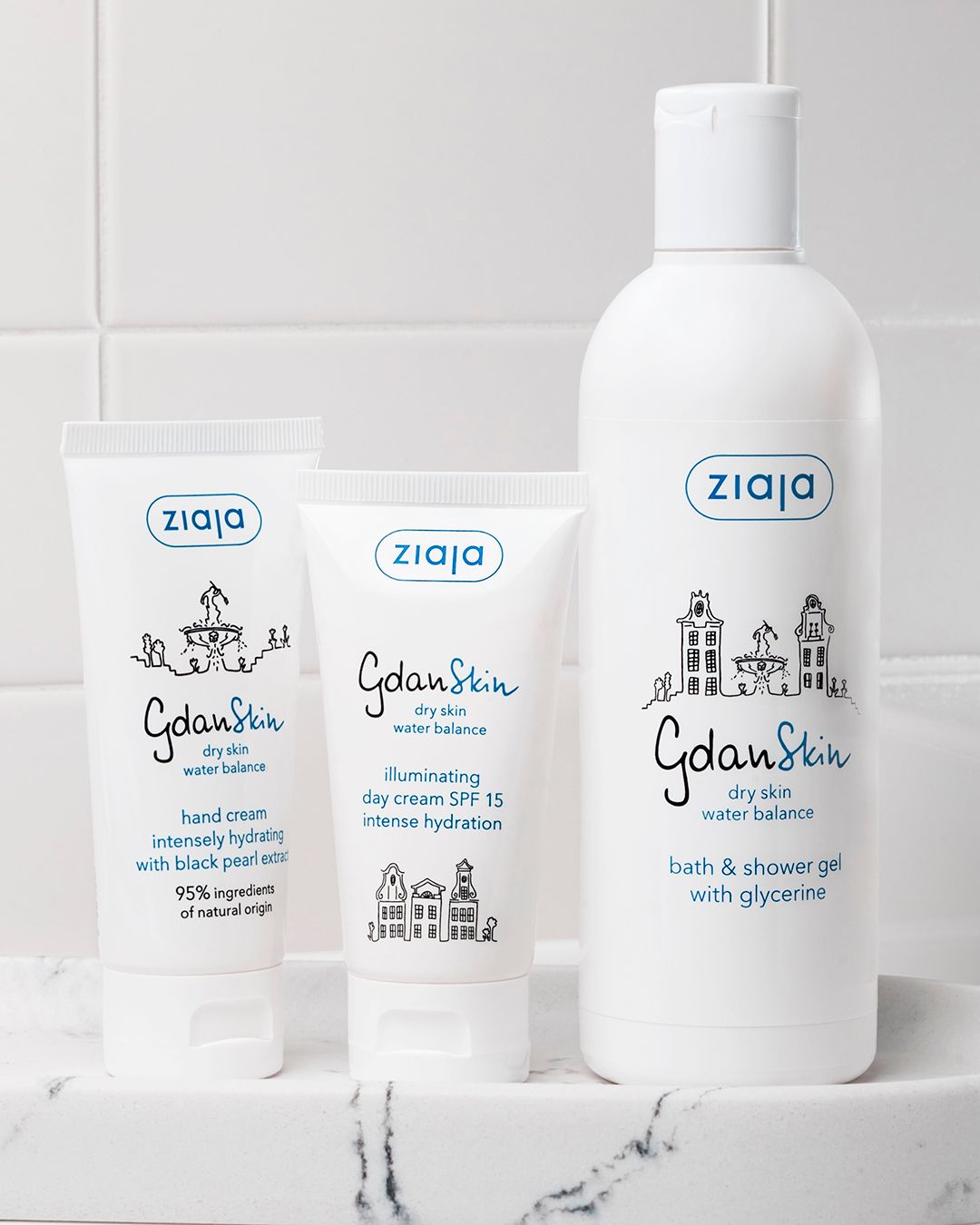 Ziaja GDANSKIN Bad & Duschgel mit Glyzerin 300ml