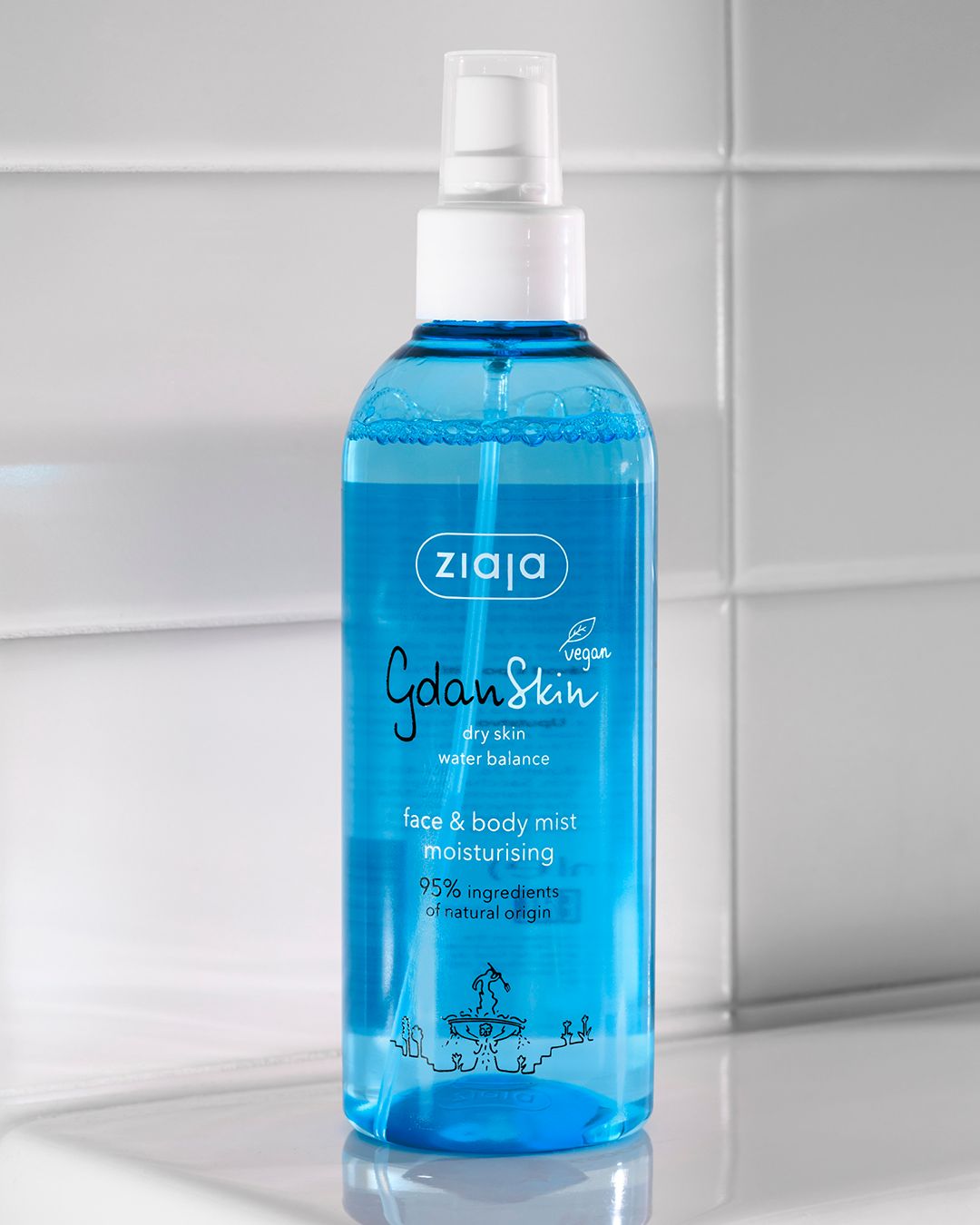 Ziaja GDANSKIN tonisierender Gesichts- und Körperspray 200ml