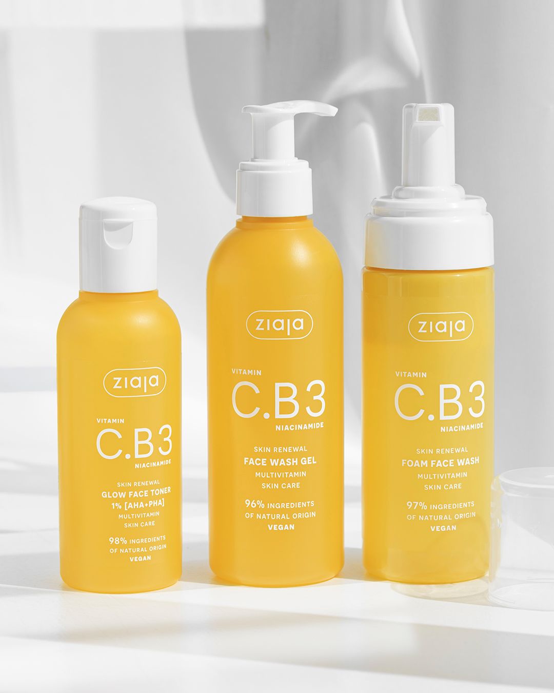 Ziaja VITAMIN C.B3 Glow-Gesichtsschaumreiniger 150ml