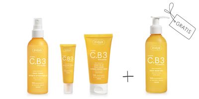 Ziaja VITAMIN C.B3 energetisierendes Gesichtspflegeritual-Set mit GRATIS Reinigungsgel