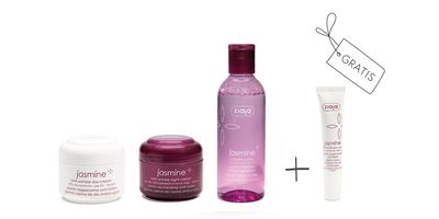 Ziaja JASMIN 50+ Anti-Falten Gesichtspflege-Set mit GRATIS Augencreme