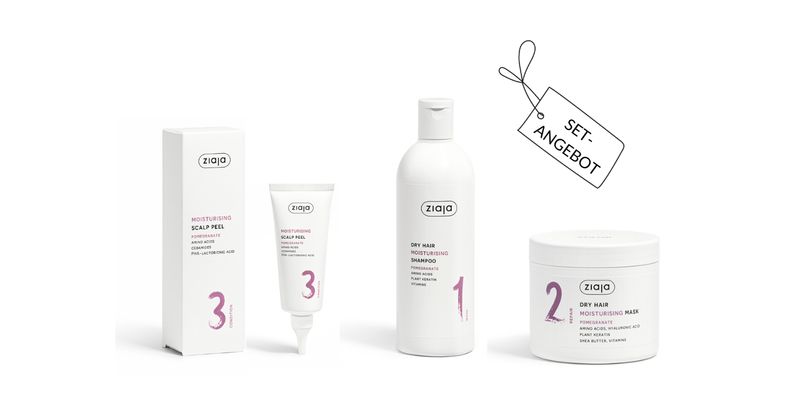 Ziaja GRANATAPFEL Haarpflege-Set - DRY HAIR