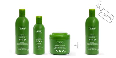 Ziaja OLIVENÖL Haarpflege-Set mit GRATIS Shampoo