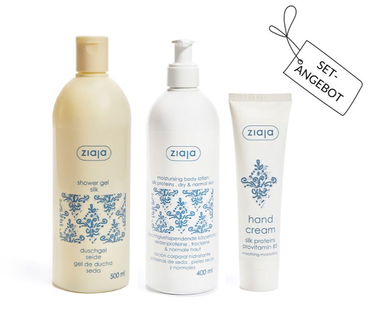 Ziaja SILK Körperpflege-Set mit Seidenproteinen