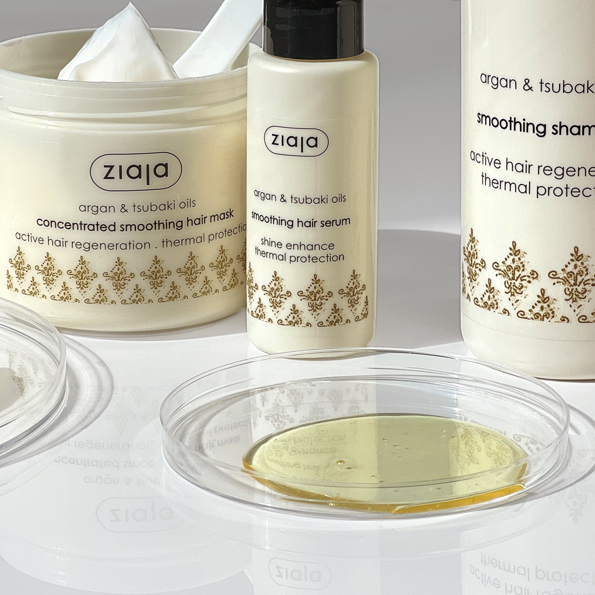 Ziaja ARGAN & TSUBAKI-ÖL glättendes Haarpflege-Set
