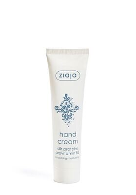 Ziaja SILK feuchtigkeitsspendende Handcreme  mit Seidenproteinen 100ml